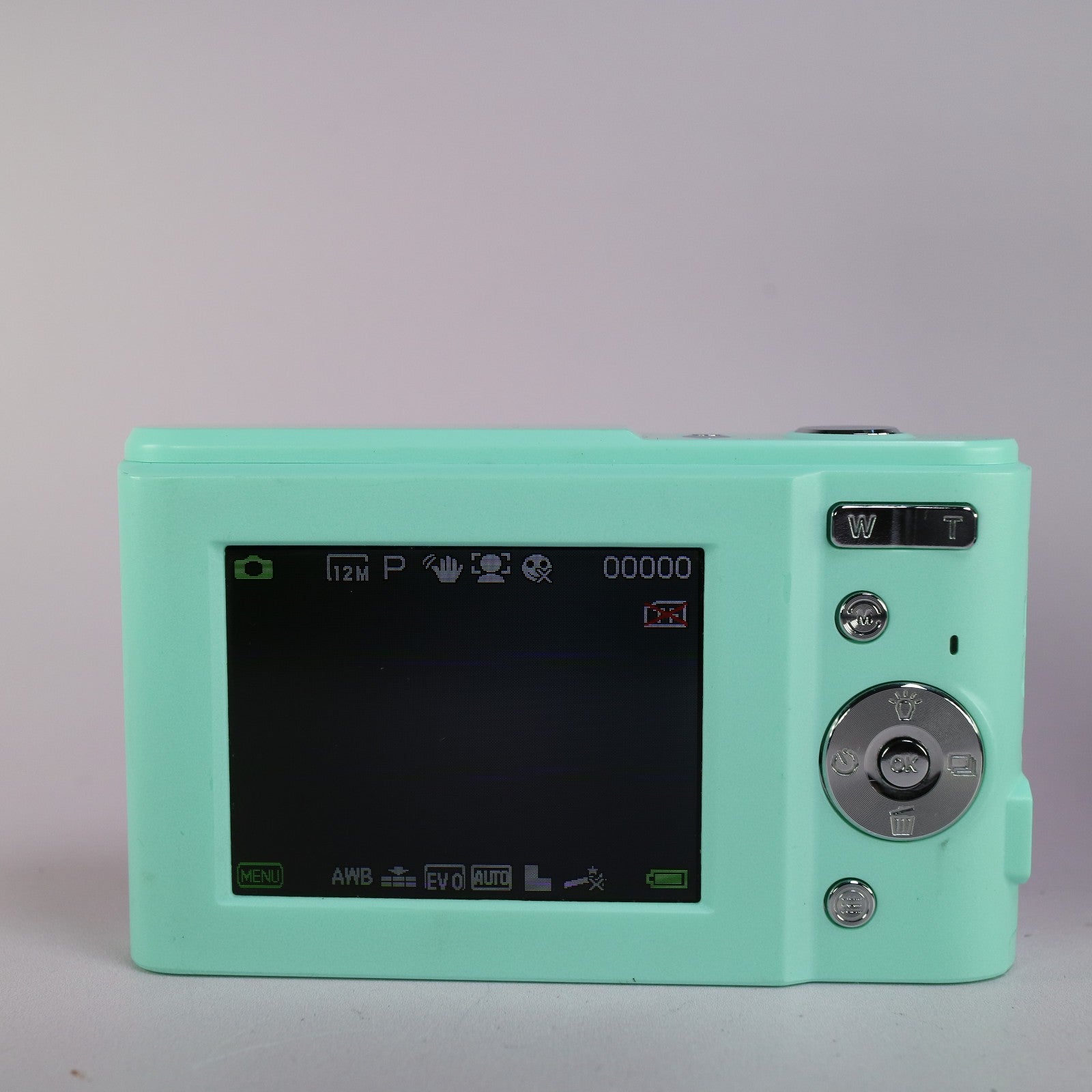 48.0MP Unbranded Compact Digital Camera Green Tested With Charger
