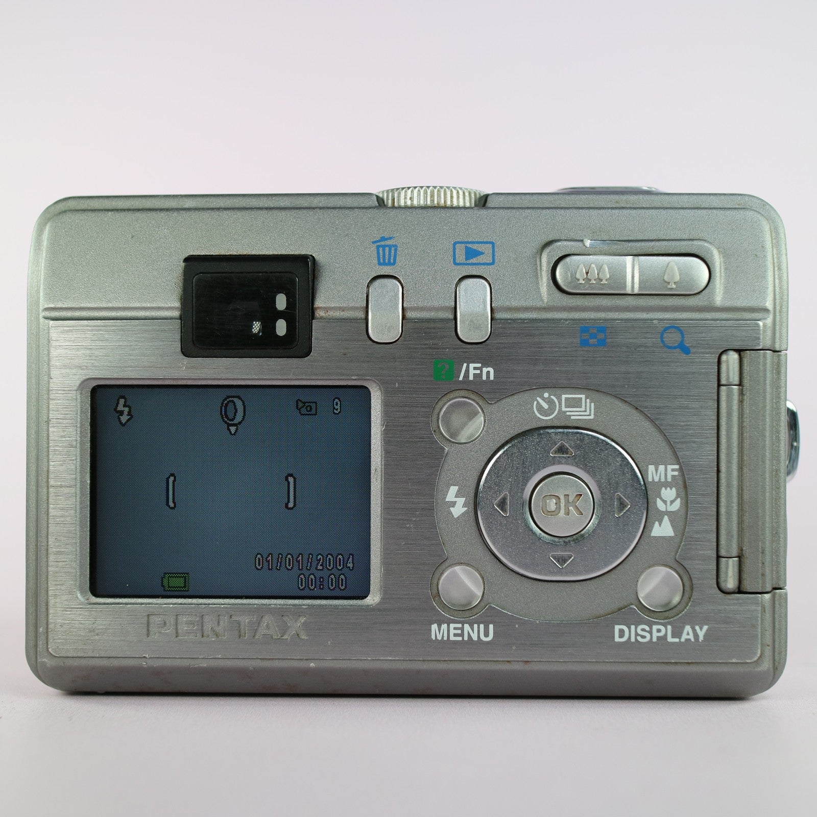 Pentax Optio S30 3.2MP Compact Digital Camera Silver Tested