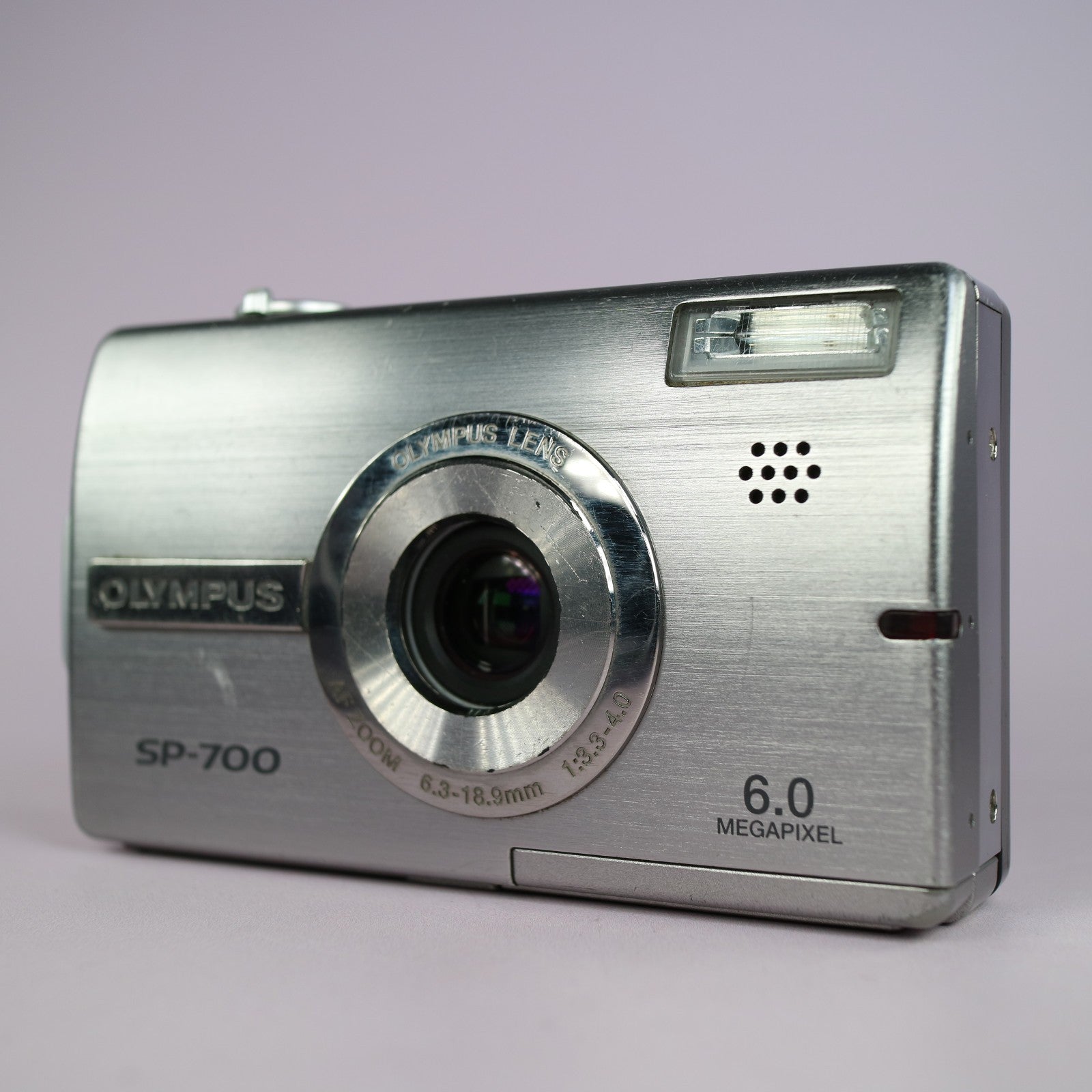 Olympus Digital Camera SP-700 6.0MP Silver Tested w/ Battery and Charger