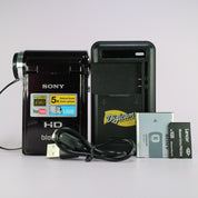Sony Bloggie MHS-CM5 Handheld HD Camcorder Black Tested Full Working Set