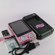 Sony Digital Camera Cybershot DSC-S980 12.1MP Pink Tested Full Working Set