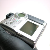 Fujifilm Digital Camera FinePix 4700 Zoom 2.4MP Silver Tested w/ Smartmedia Card