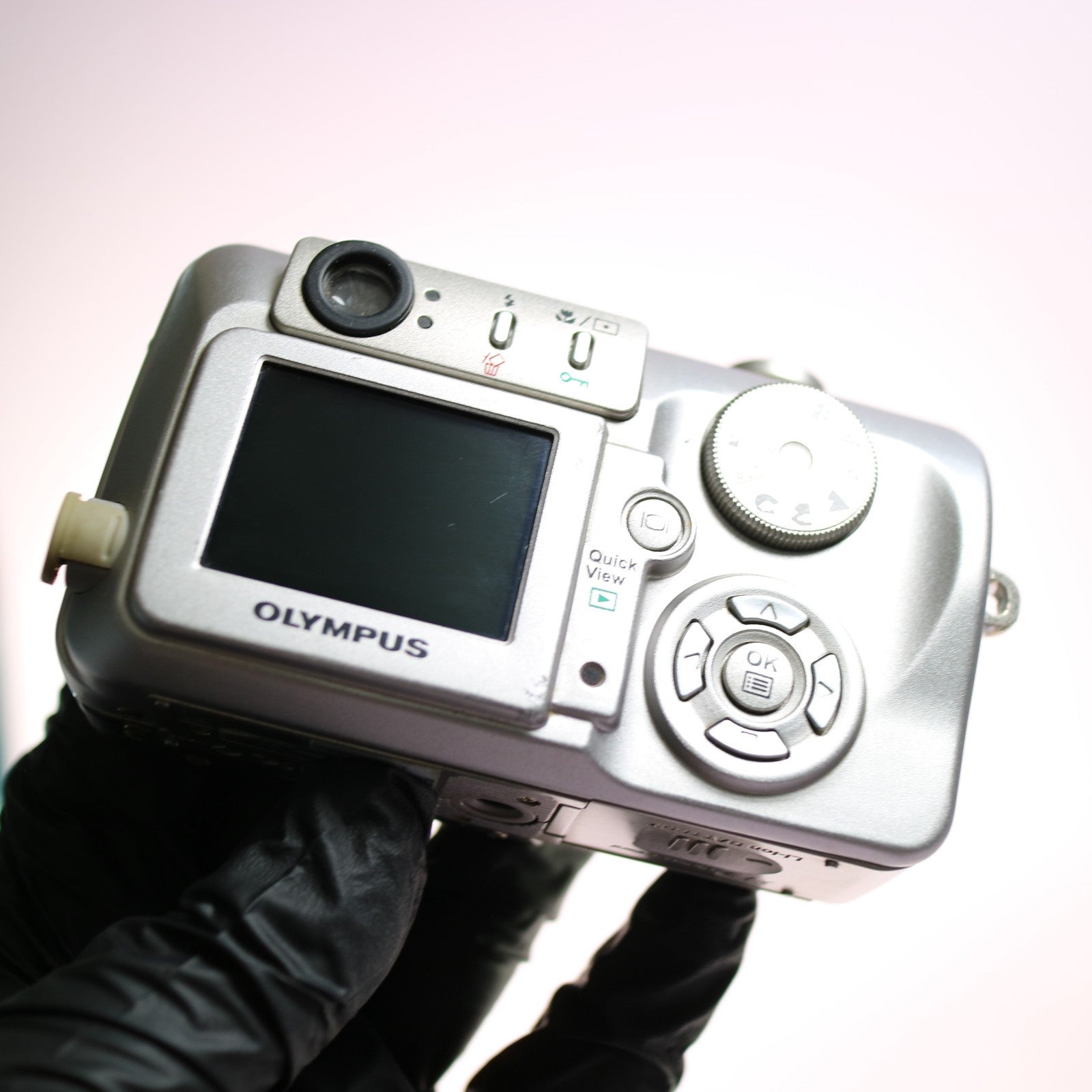 Olympus Digital Camera Camedia C-50 Zoom 5.0MP Silver Tested