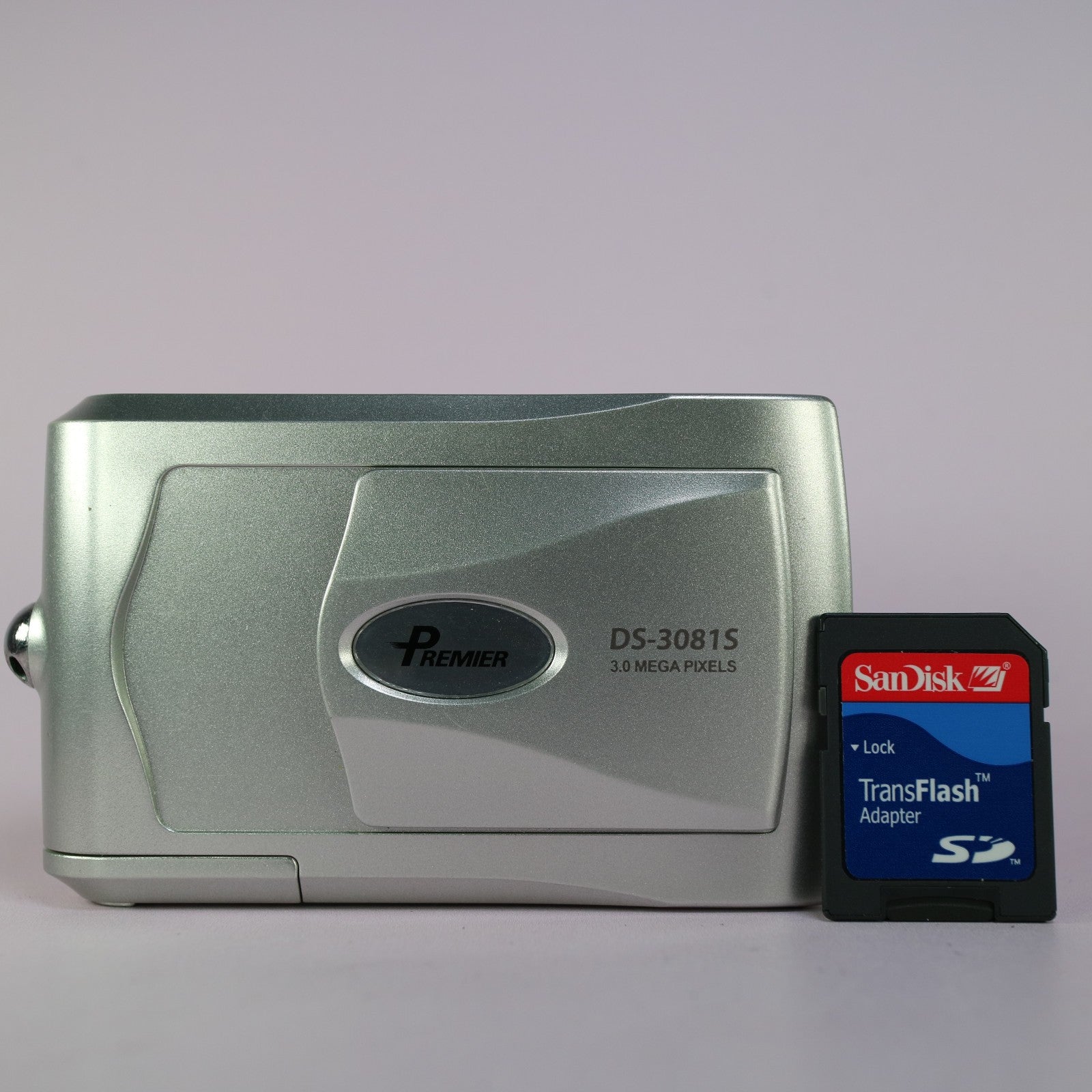 Premier DS-3081S 3.0MP Compact Digital Camera Silver Tested