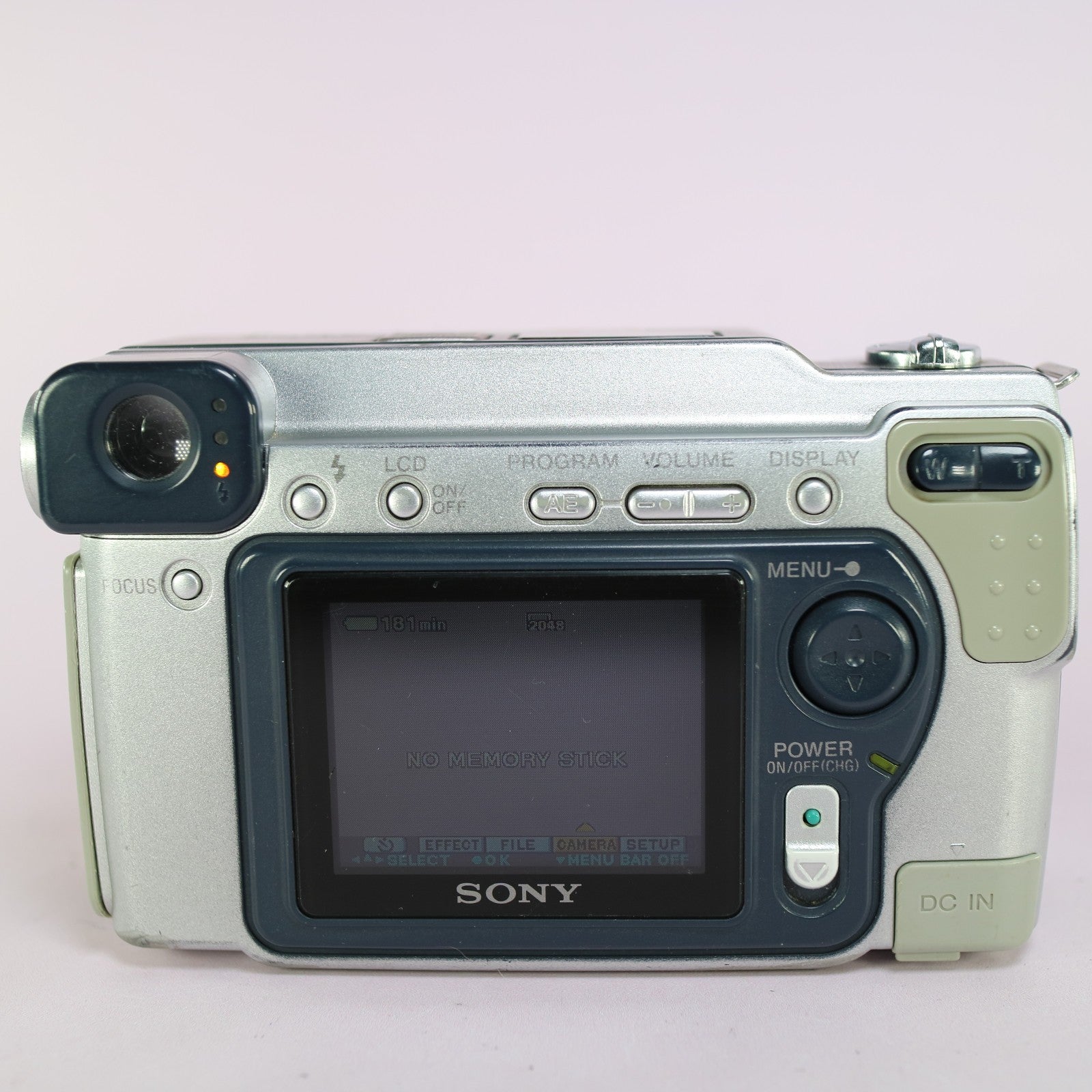 Sony Cybershot DSC-S70 3.3MP Compact Digital Camera Silver Tested