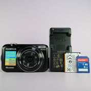 Fujifilm Digital Camera FinePix JX400 16.0MP Black Tested Full Working Set