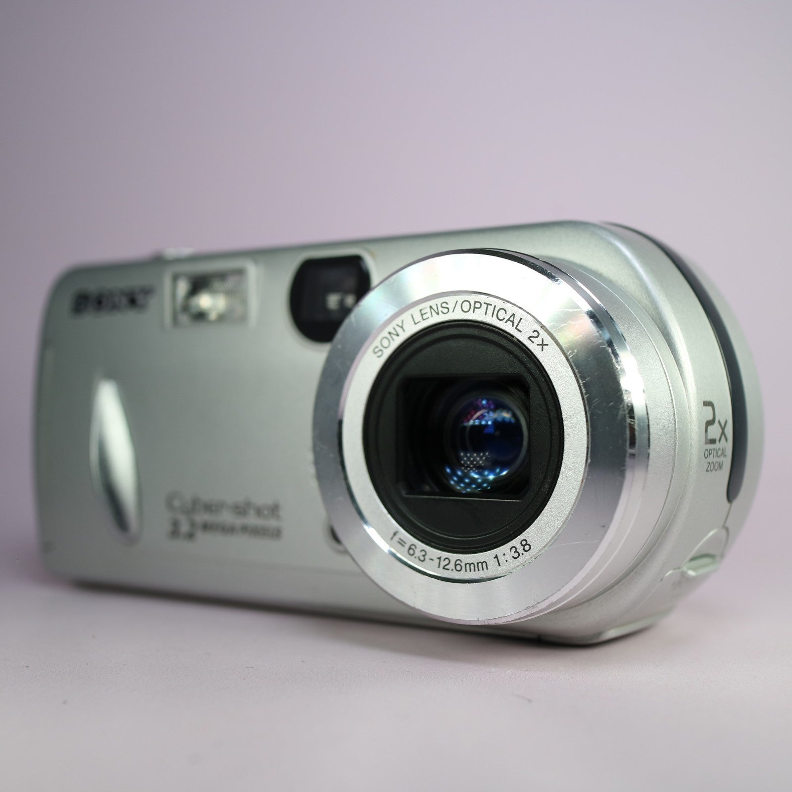 Sony Digital Camera Cybershot DSC-P52 3.2MP Silver Tested