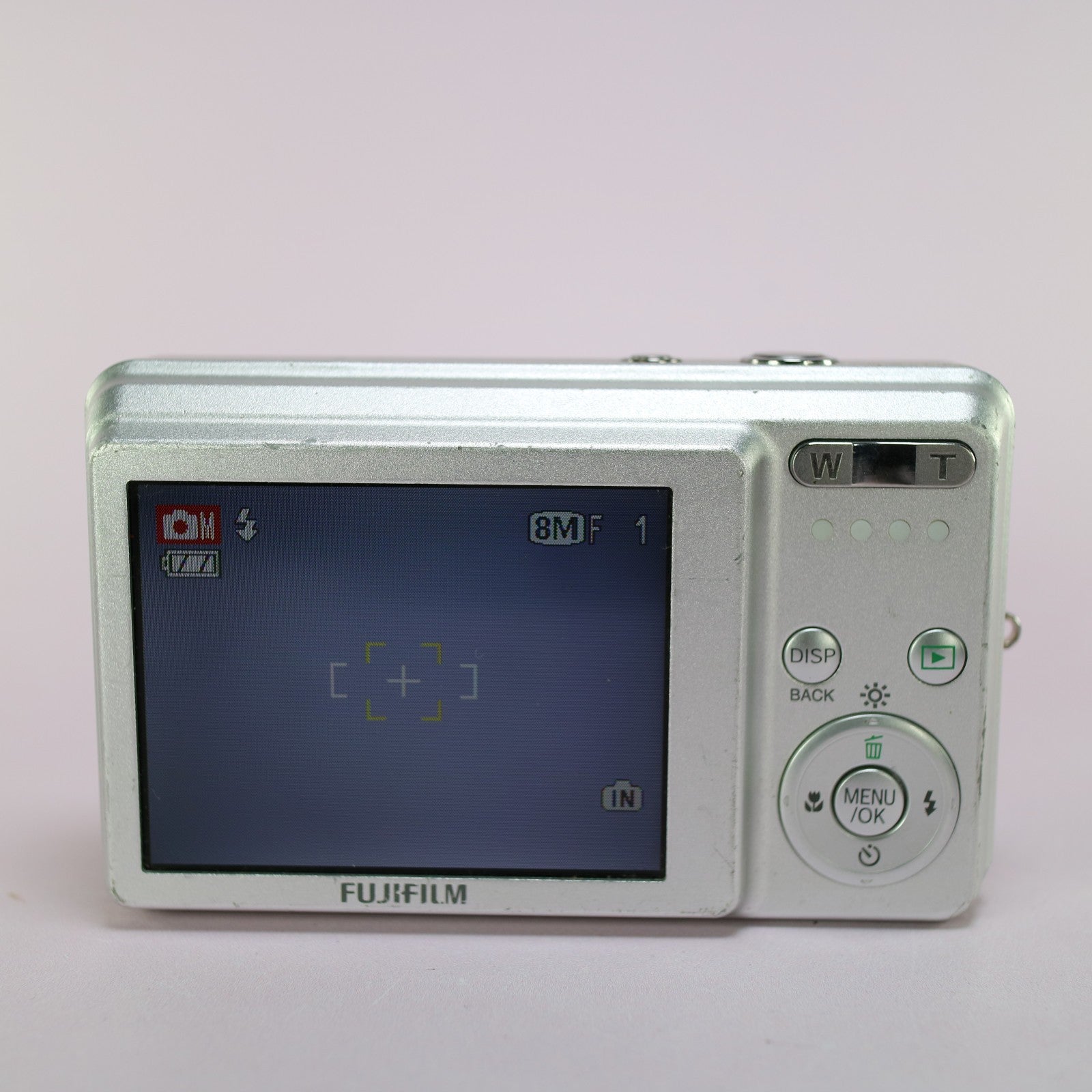 Fujifilm Digital Camera FinePix J10 8.2MP Silver Tested Full Working Set