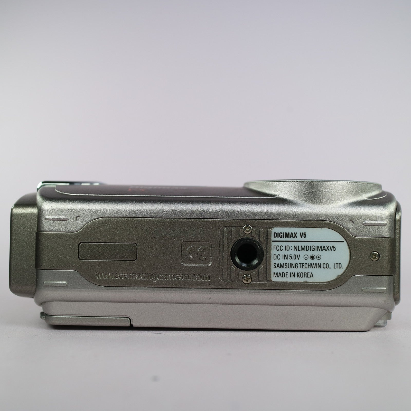 Samsung Digital Camera Digimax V5 5.0MP Silver Tested