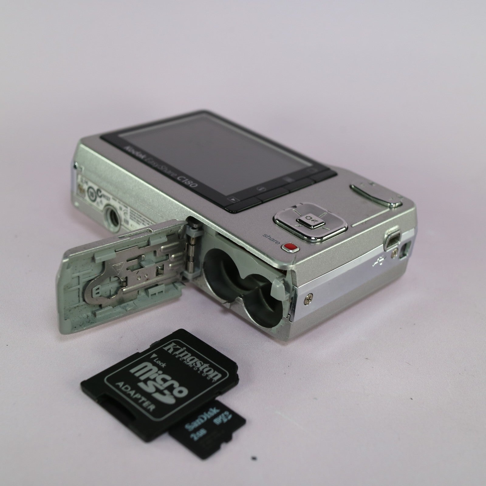 Kodak Digital Camera EasyShare C180 10.2MP Silver Tested