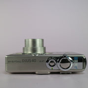 Canon Digital Camera IXUS 40 4.0MP Silver Tested Full Working Set