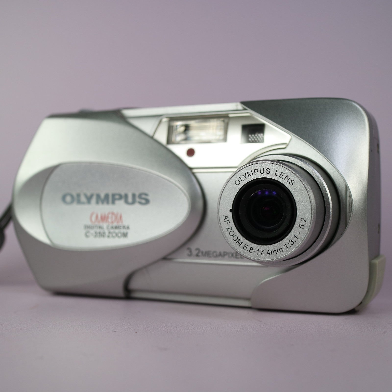 Olympus Digital Camera Camedia C-350 Zoom 3.2MP Silver Tested