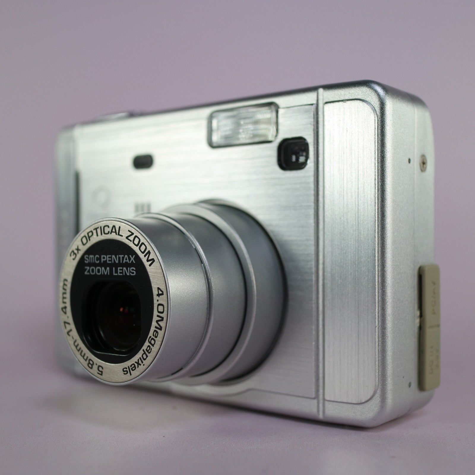 Pentax Digital Camera Optio S40 4.0MP Silver Tested
