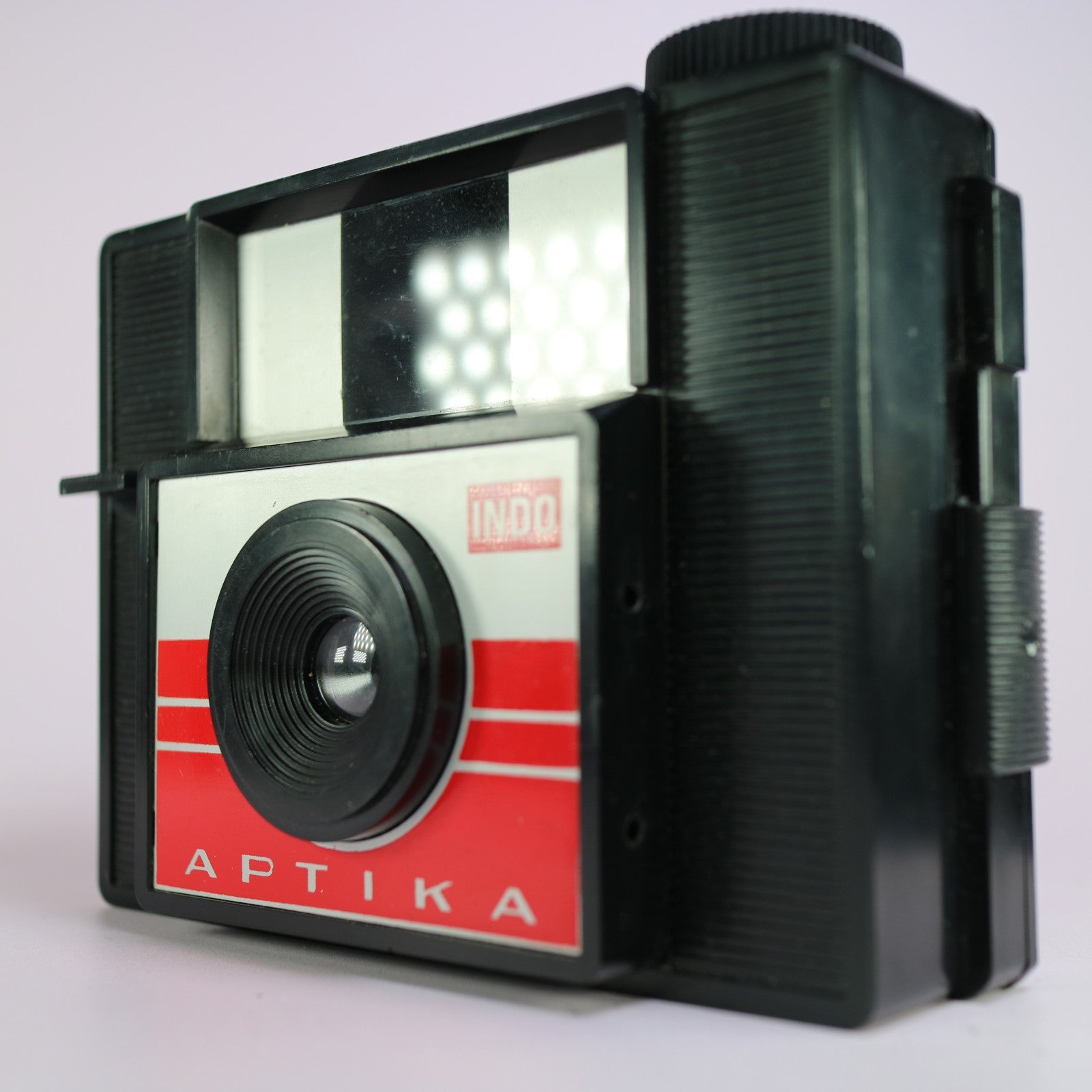 Fex-indo Aptika 127mm Film Point and Shoot Camera Black Red Tested