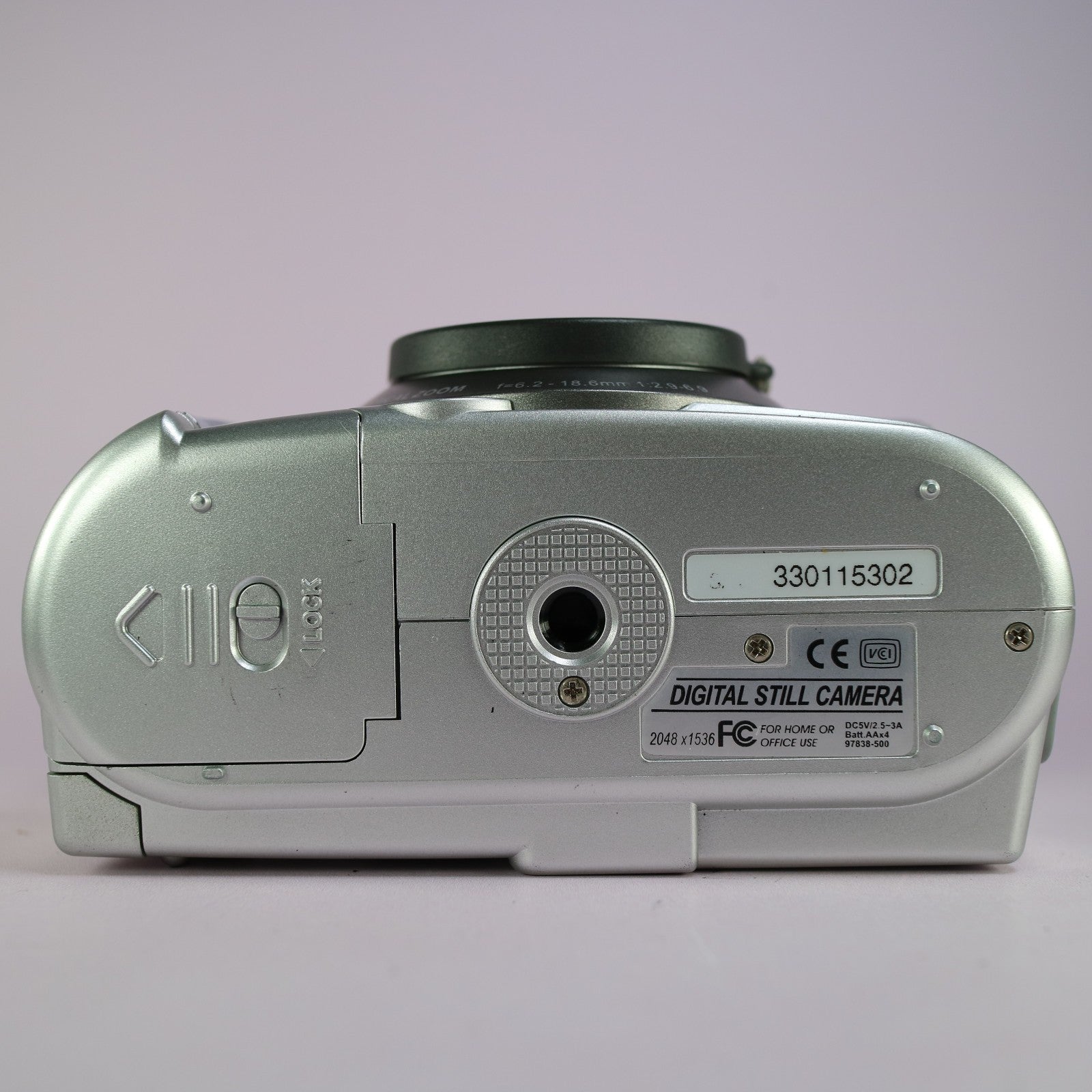 Traveler Digital Camera DC3300 3.3MP Silver Tested