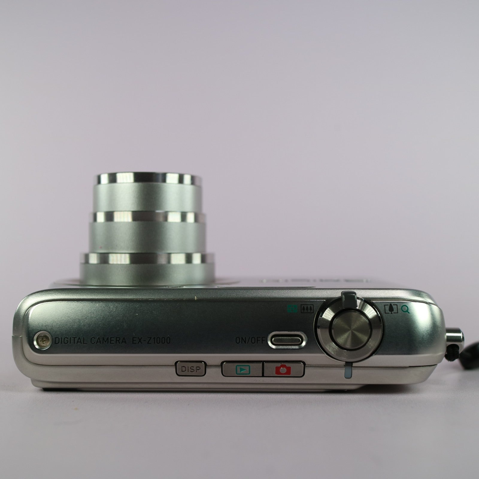 Casio Digital Camera Exilim EX-Z1000 10.1MP Silver Tested w/ Battery + SD