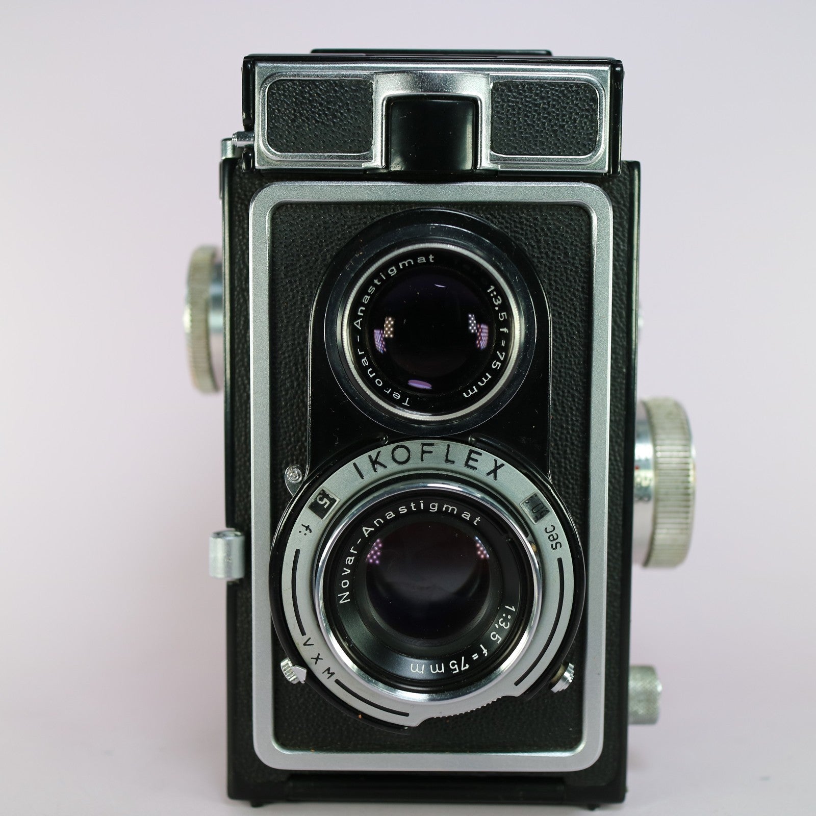 Zeiss Ikon Ikoflex 1C Medium Format Twin Lens Reflex TLR Camera Black Tested