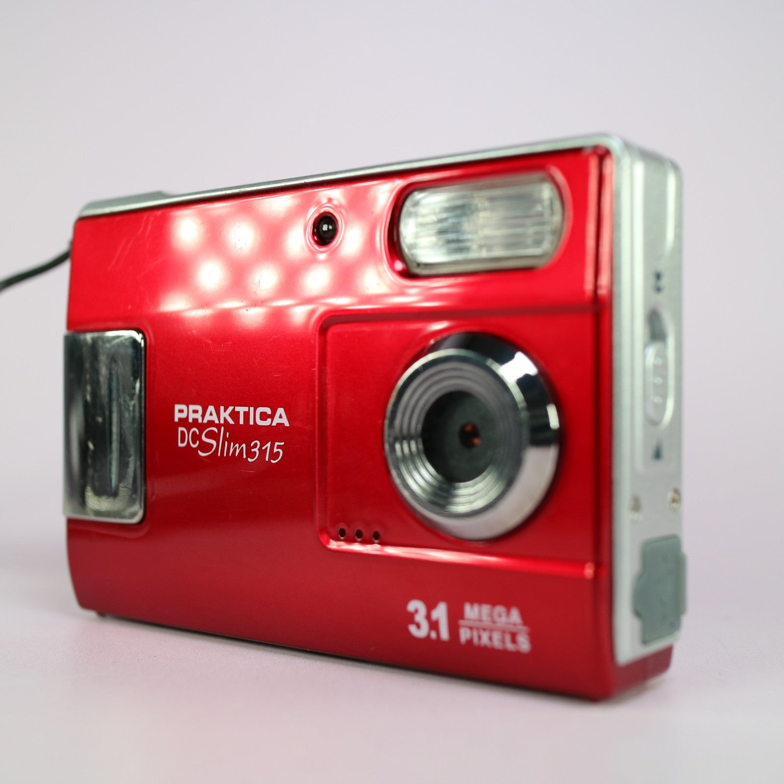 Praktica Digital Camera DCSlim 315 3.1MP Red Tested