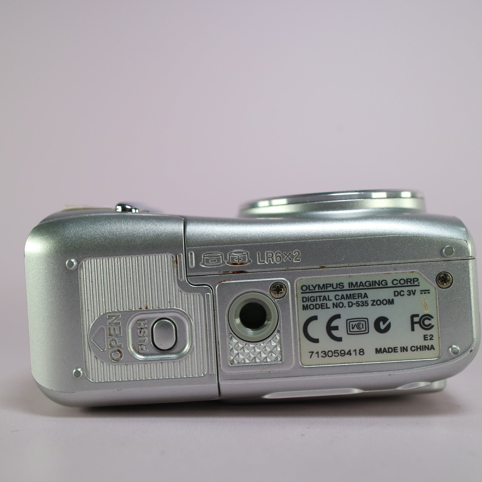 Olympus Digital Camera Camedia D-535 Zoom 3.2MP Silver Tested
