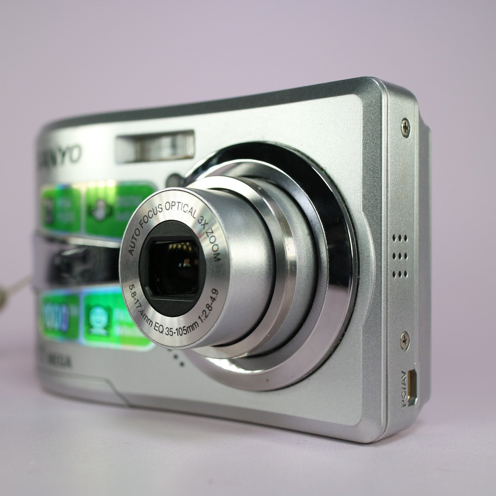 Sanyo VPC-S760 7.1MP Compact Digital Camera Silver Tested
