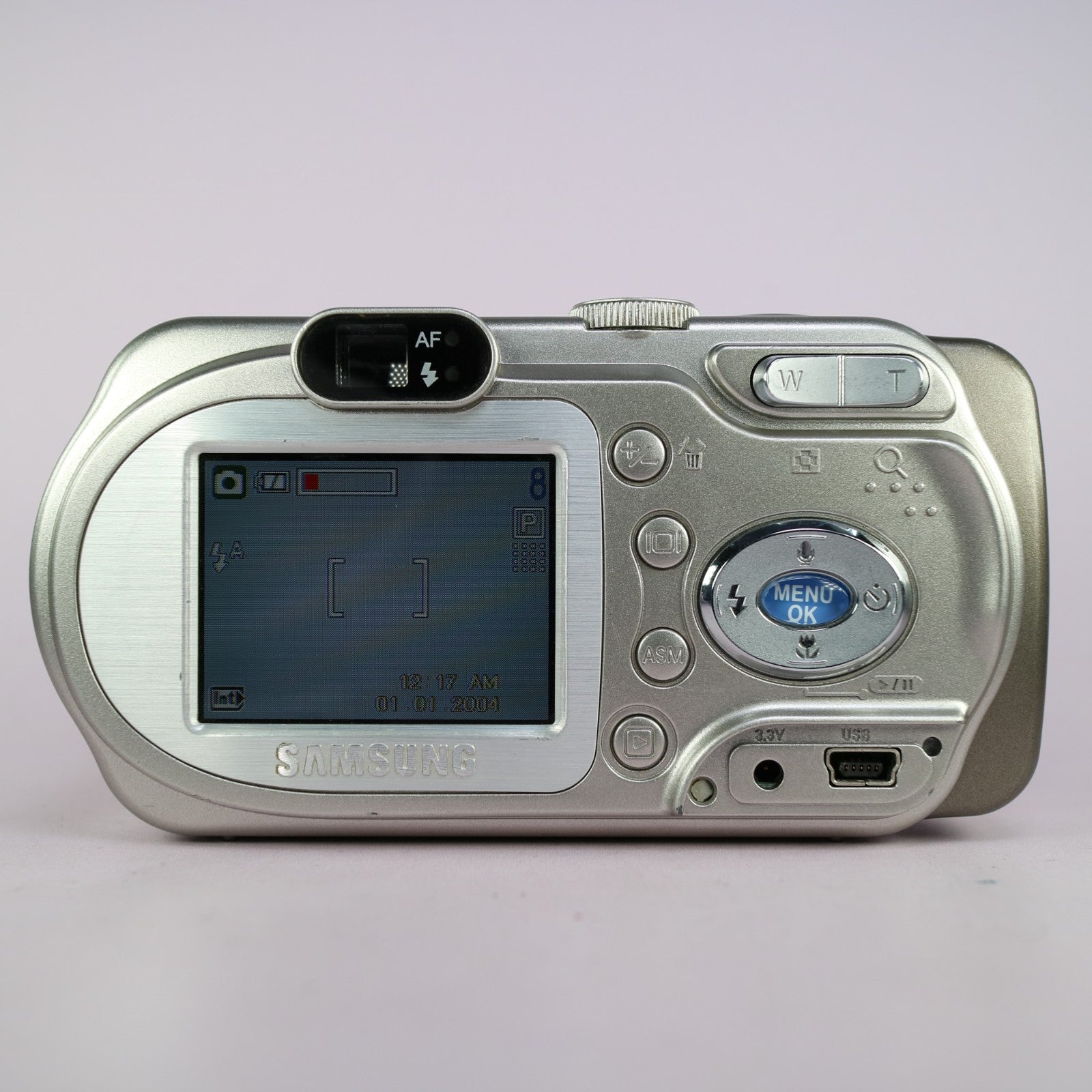 Samsung Digimax A6 6.0MP Compact Digital Camera Silver Tested