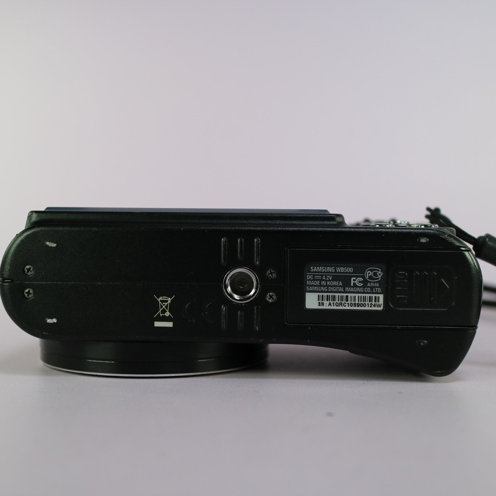 Samsung Digital Camera WB500 10.2MP Black Tested Full Working Set