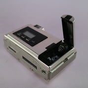 Olympus MJU V 35mm Film Point and Shoot Metal Body Camera Silver Tested