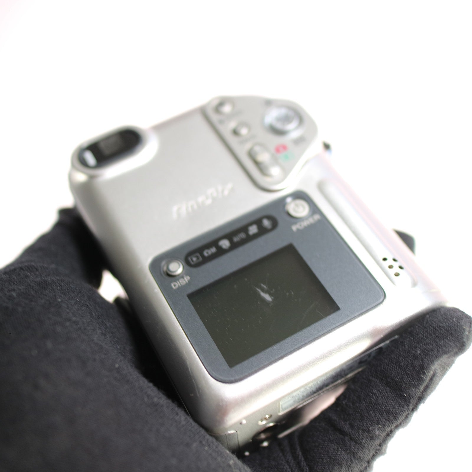 Fujifilm Digital Camera FinePix F601 3.1MP Silver Tested W/ Battery + Charger