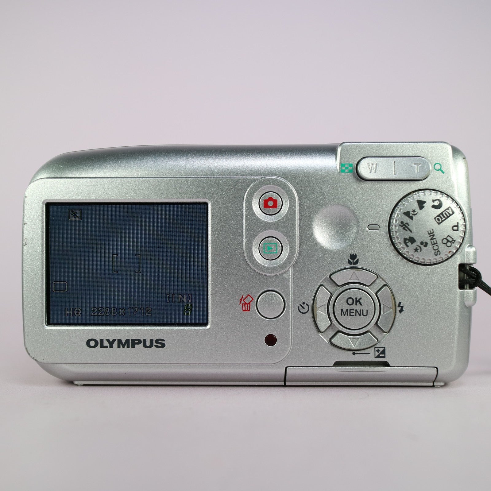 Olympus Digital Camera Camedia C-480 Zoom 4.0MP Silver Tested