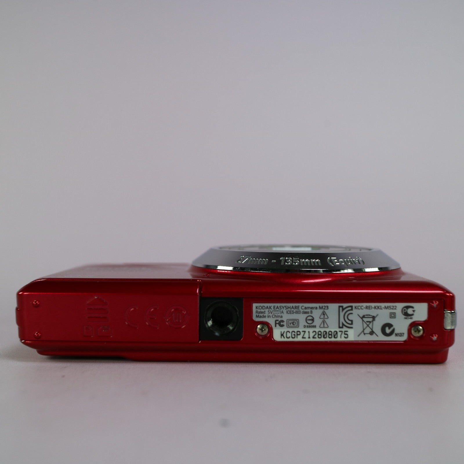 Kodak Digital Camera EasyShare M23 14.0MP Red Tested Full Working Set