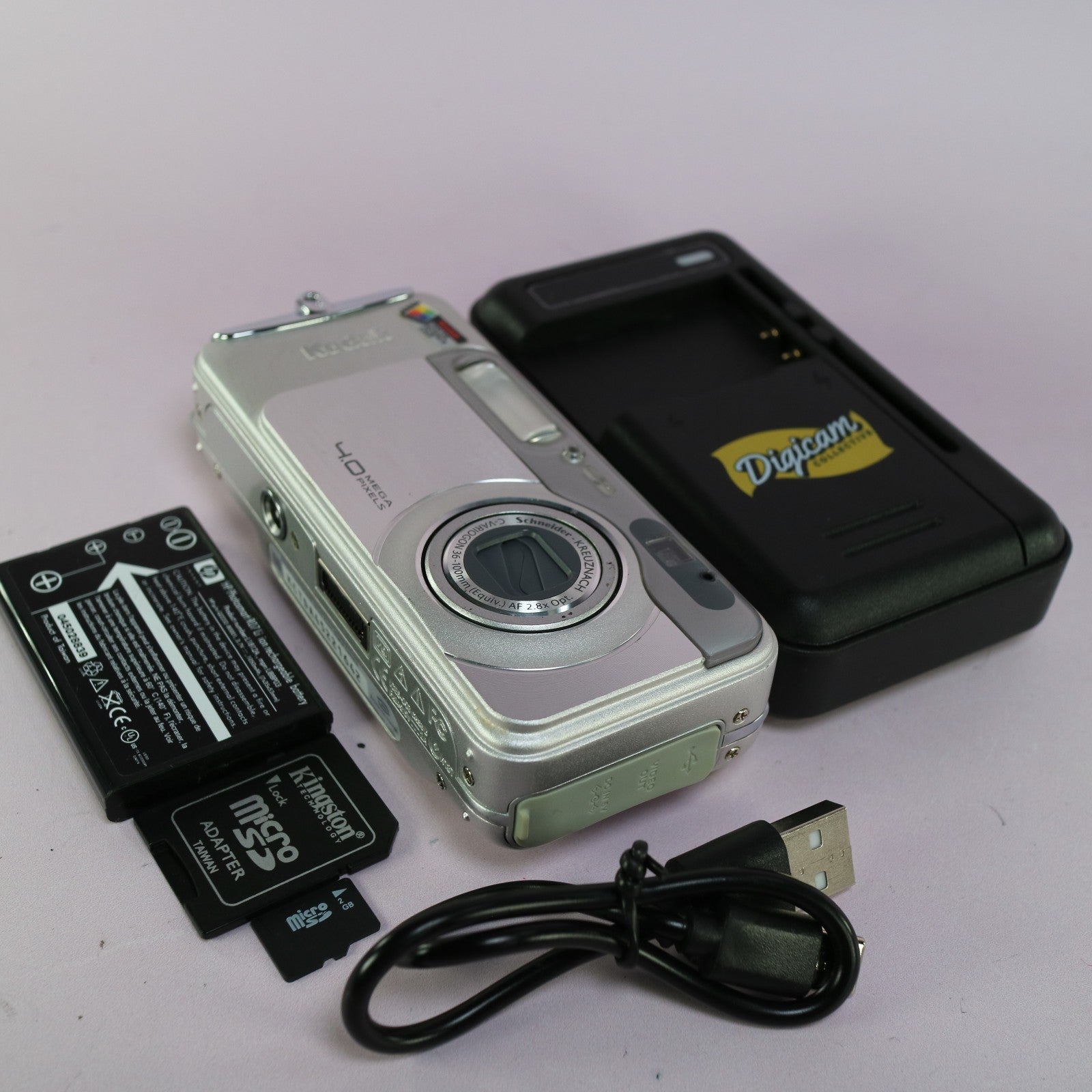 Kodak Digital Camera EasyShare LS743 4.0MP Silver Tested Full Working Set