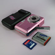 Samsung Digital Camera ES55 10.2MP Pink Tested Full Working Set