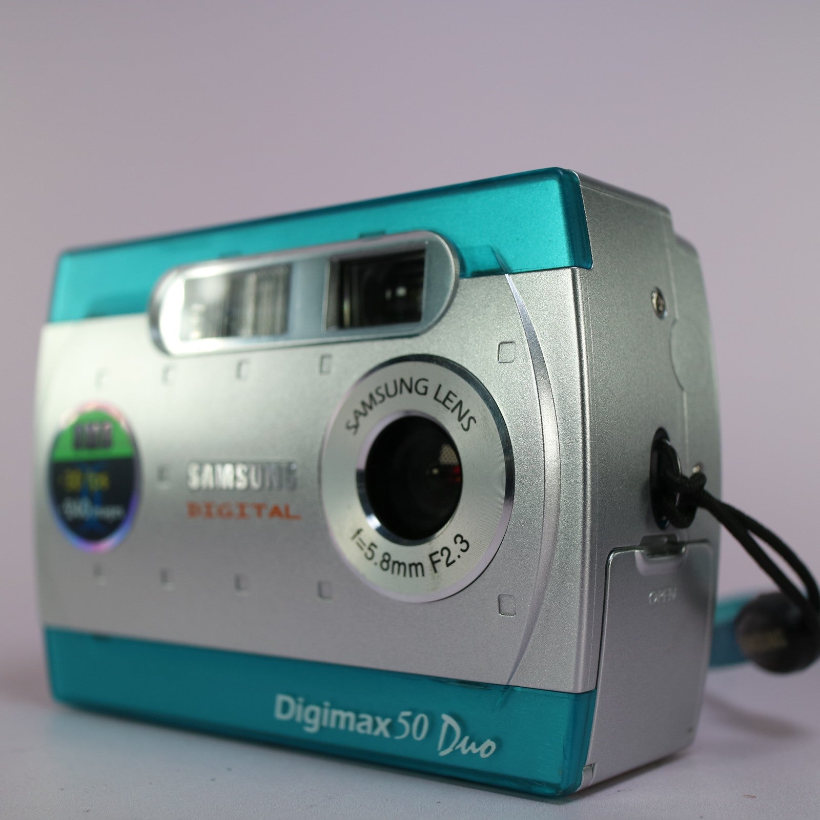 Samsung Digital Camera Digimax 50 Duo 0.4MP Silver Tested