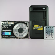 Olympus Digital Camera X-820 8.0MP Black Tested Full Set