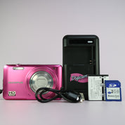 Olympus Digital Camera VG-130 14.0MP Pink Tested Full Working Set