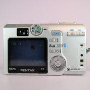 Pentax Digital Camera Optio Sv 5.0MP Silver Tested Full Working Set