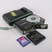 Panasonic Digital Camera Lumix DMC-FS8 10.1MP Black Tested Full Working Set