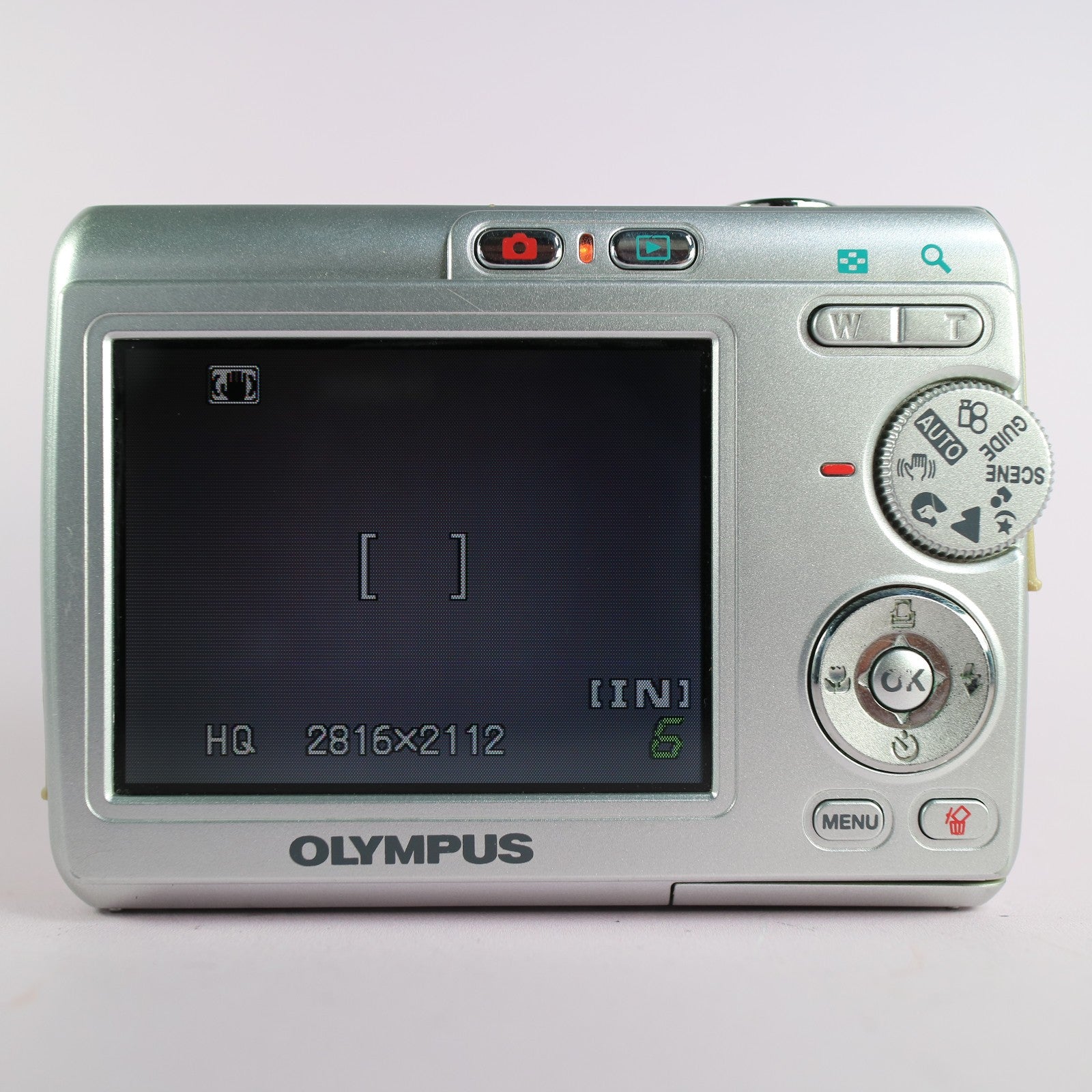 Olympus Digital Camera X-760 6.0MP Silver Tested