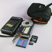 Kodak Digital Camera EasyShare MD1063 10.3MP Black Tested Full Working Set