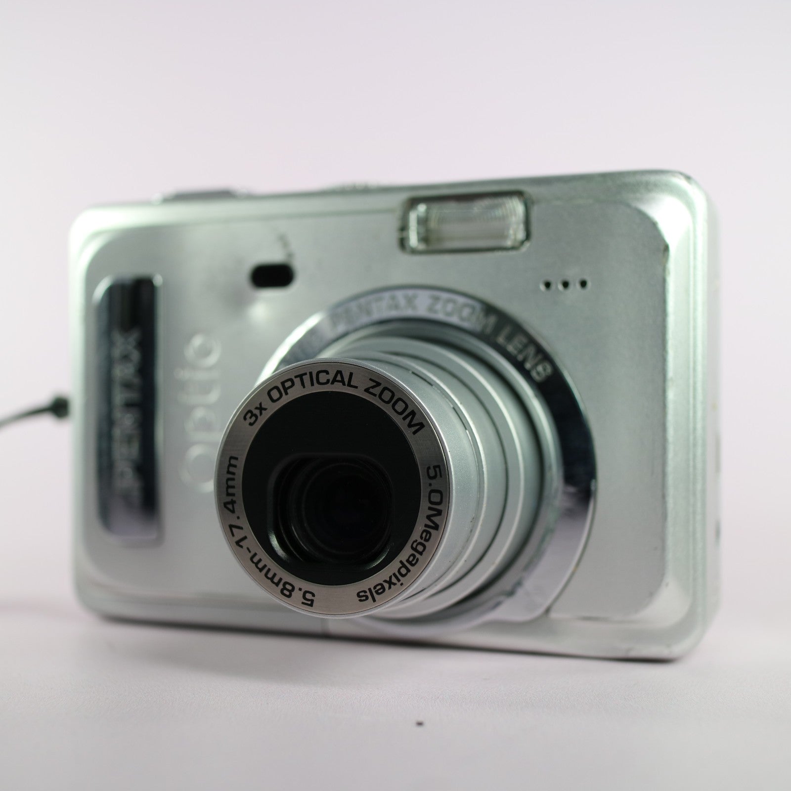 Pentax Optio S55 5.0MP Compact Digital Camera Silver Tested