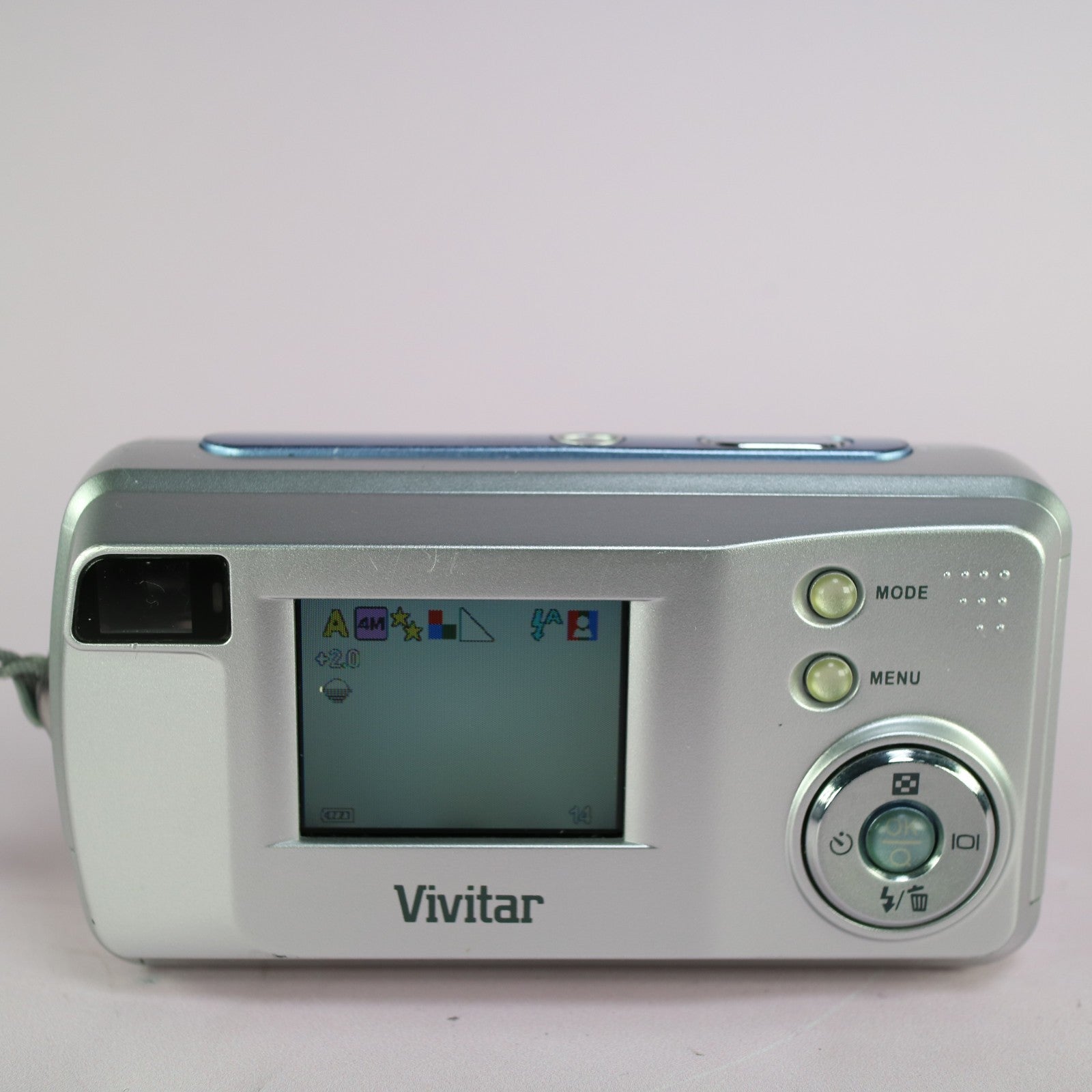 Vivitar Vivicam 3815 4.0MP Compact Digital Camera Blue Tested