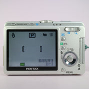 Pentax Optio S60 6.0MP Compact Digital Camera Silver Tested