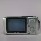 Pentax Underwater Digital Camera Optio W10 6.0MP Silver Tested Full Working Set