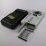 Olympus Digital Camera FE-160 6.0MP Silver Tested With Battery and Charger