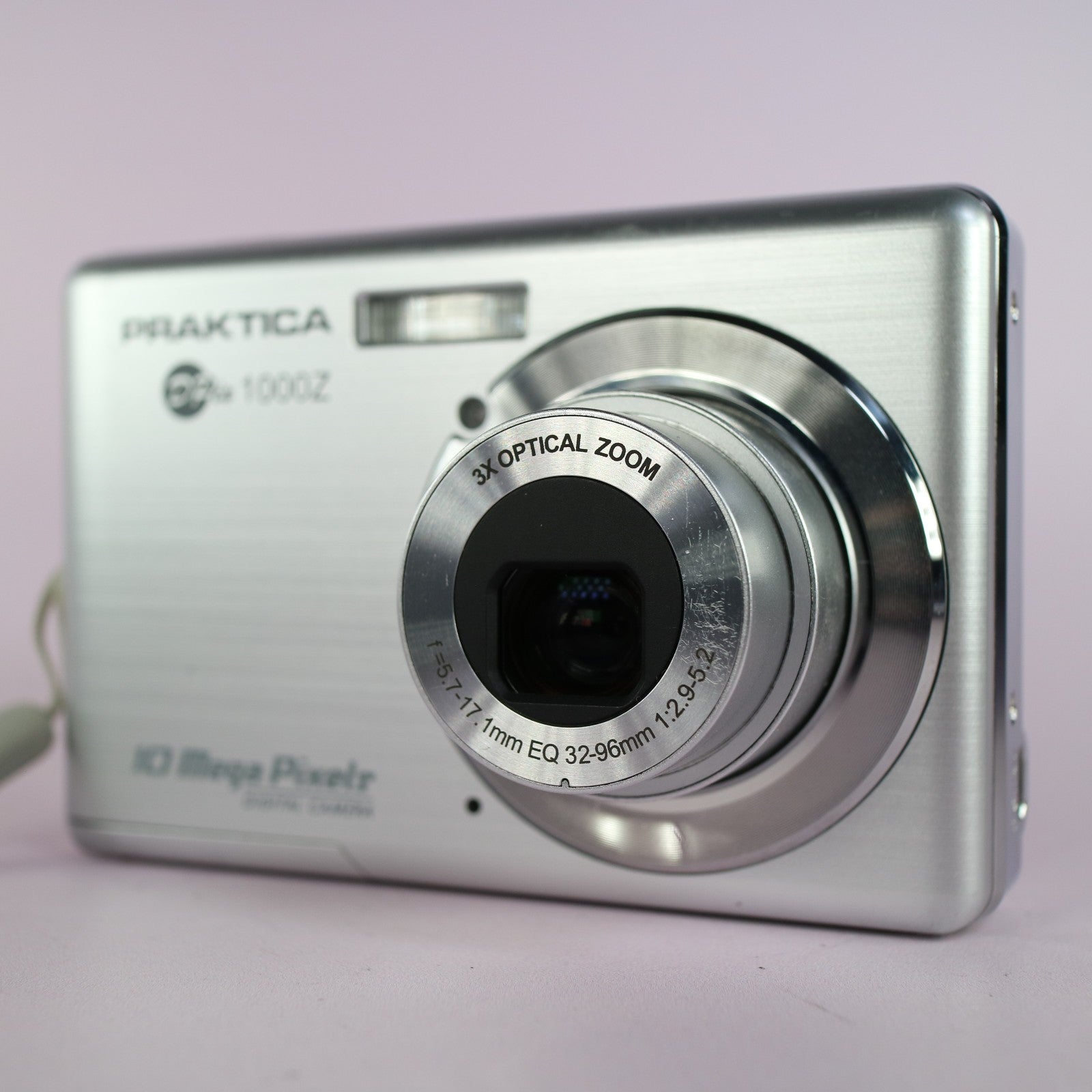 Praktica DPix 1000Z 10.0MP Compact Digital Camera Silver Tested