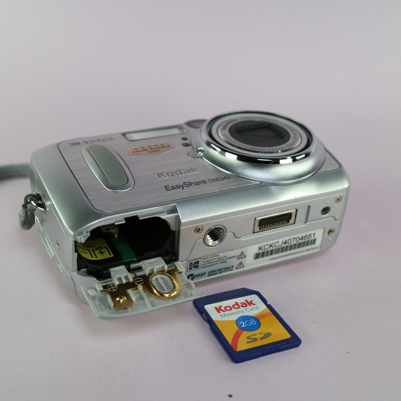 Kodak EasyShare DX6340 3.1MP Compact Digital Camera Silver Tested