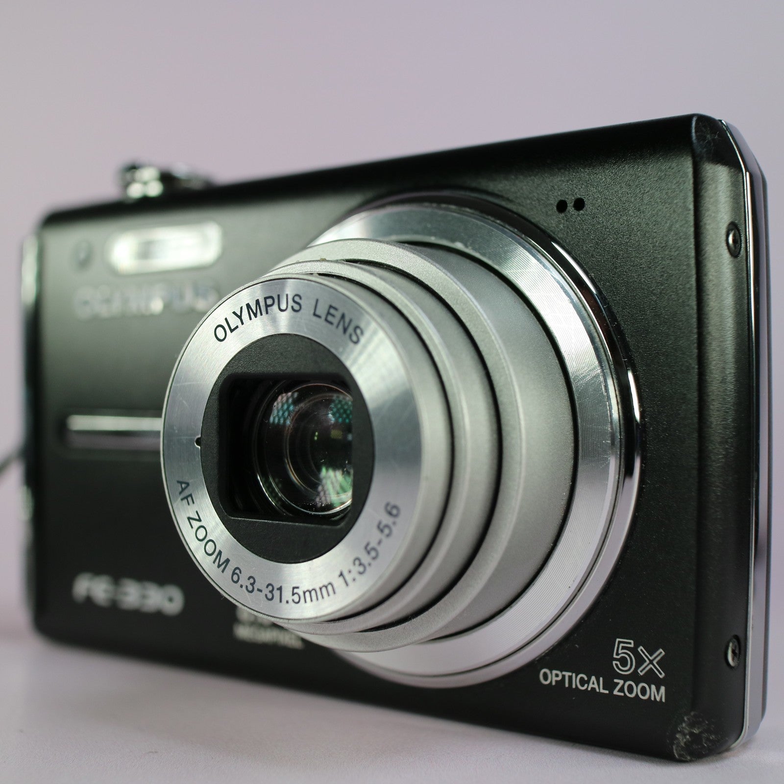 Olympus Digital Camera FE-330 8.0MP Black Tested Full Set