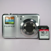 Fujifilm Digital Camera FinePix AV200 14.0MP Silver Tested