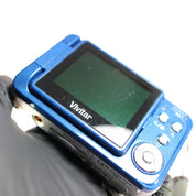 Vivitar Vivicam T028 5.1MP Flip Screen Compact Digital Camera Blue Tested