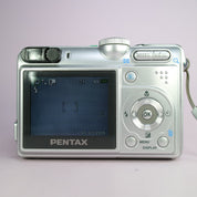 Pentax Optio 60 6.0MP Compact Digital Camera Silver Tested